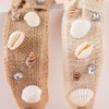 TOBATOBA Seashell Headband, Summer Headbands for Women, Boho Crystal Rhinestone