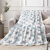 Ydbkt Coastal Ocean Beach Throw Blanket, Starfish Seashells Summer Fleece