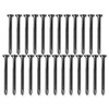 Cauldham Black Wood Screws #9 x 2-1/4 Inch for Door