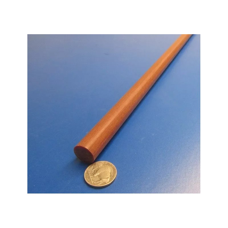 Micarta Phenolic Micarta LE Linen Rods .625" (5/8") Diameter x