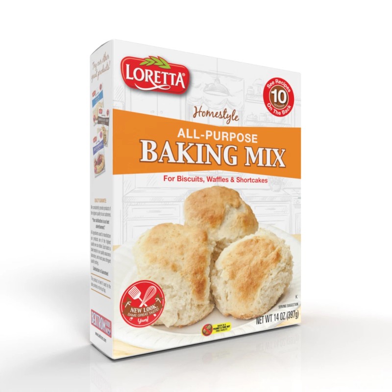 see above LOT of 3 Loretta All-Purpose Baking Mix, 14oz