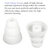 Triple Flange Eartips Soft Silicone Replacement Earbud Tips Fit for
