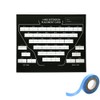 GlamorDove Tape in Hair Extension Tool Kit Paper Card Hair
