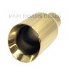 PAPI NOAHS DEALS Gold 4" Out Exhaust Tip Tailpipe 2.25"