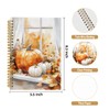 Pugwak Rustic Fall Floral Pumpkin Journal Notebook - Autumn Maple