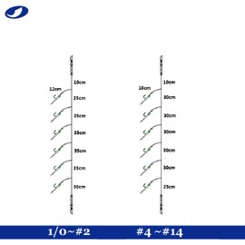10 paquetes de plataformas de camarón, 5 ganchos de cuerda de agua salada resplandor, aparejo de anzuelo Luer de pesca (camarones, 12#)