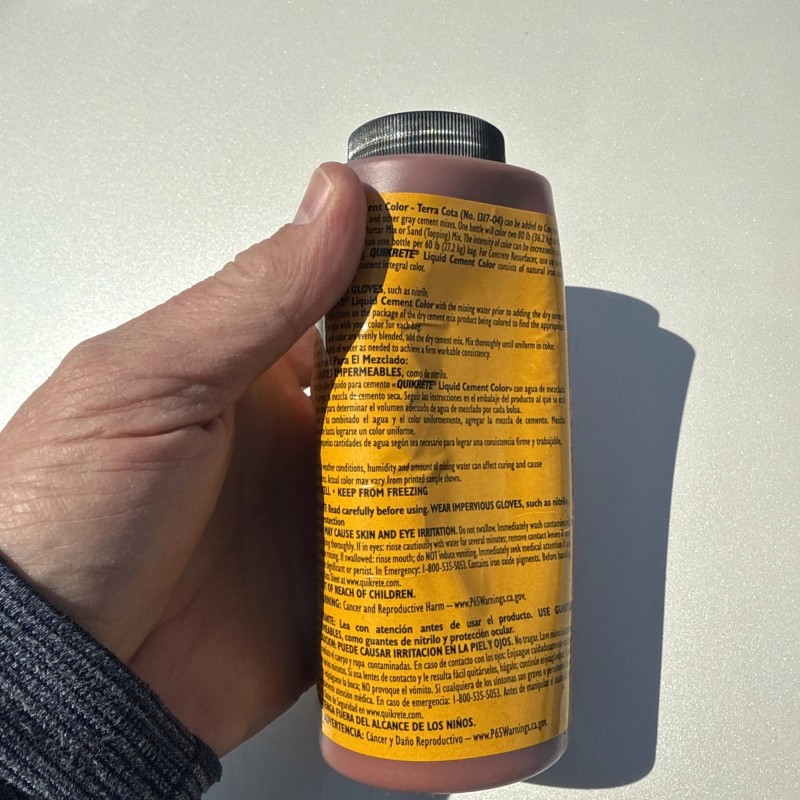 Quikrete 10 oz. Liquid Cement Color Terra Cotta