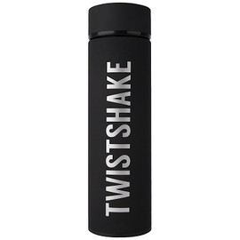 Twistshake Hot or Cold Bottle for Baby, Thermo, BPA Free, 420ml, Black