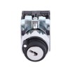 2-Position Rotary Key Switch, 22 mm Mounting Hole Size, Self-Resetting