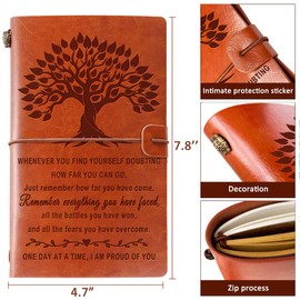 Sober Gifts Sobriety Gifts for Women Men Addiction Recovery Gifts Leather Journal Notebook Recovery AA NA Gifts alcoholics anonymous gifts Sober Milestone Gift