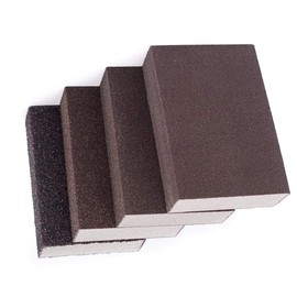 Voarge 4 Pieces Sanding Sponge Wet and Dry Sanding Block Coarse/Medium/Fine/Superfine 4 Different Sanding Pads for Metal Wall Wood