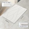 VEELOIM STONE BATH MAT DIATOMACEOUS SHOWER MAT NON-SLIP DIATOMITE -