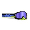 PRORACER FMF Powercore Motocross Goggles for Motorcycle Pit Bike (Blue