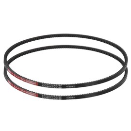 sourcing map 2pcs XPZ987 EPDM V-Belt, wedge Section Cut Edge Cogged Industrial Rubber V Belt 10mm Width x 987mm Pitch Circumference