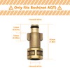 Fai Top Pressure Washer Gun Adapter, 1/4 Inch Internal Thread