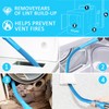 4 Pcs Dryer Lint Filter Replacement Kit for GE WE03X23881