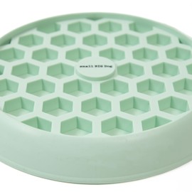 small BIG Dog's Enrichment Bowl and Lick Mat- Top Slow Feeder, Bottom Lick Mat, Soft on Nose Design Breeds, Focus on Dogs w/Short Snouts like Frenchies, Silicone, Dishwasher Safe