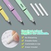 Catcan 3Pcs Everlasting Pencil Reusable, Exquisite Inkless Eternal Pencil Unlimited