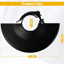 397661-01 Adjustable Metal Grinder Guard, Replacement for 6"/5"/4-1/2"/4" Dewalt D28402 D28110 D28111 D28112 DCG412B D28116 DW818 DC413 RYOBI Angle Grinder Guard with gloves, 6.5"