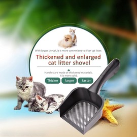 yawpnan Cat Litter Scoop Cat Fine Sand Scooper Pet Poo Shovel Kitty Pet Scoop Little Sifter Scoop Pet Shovel Scoop Pet Reptile Terrarium Bedding Litter Cleaner Scoop for Cat Tortoise Snake