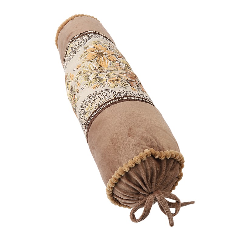 Foot Massage Cylinder Pillow Detachable Soft Foot Embroidery Cylinder Pillow
