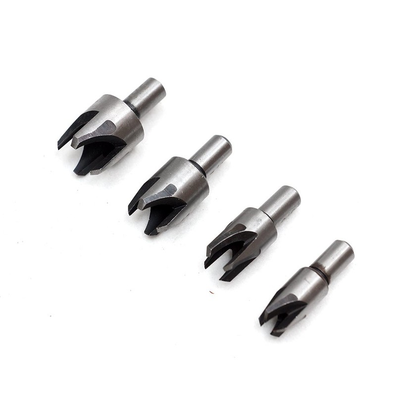 8Pcs Wood Plug Cutter Drill Bit Sets Roundwood Wood Plug