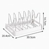Expandable Pot and Pan Organizer Rack for Kitchen Cabinets –