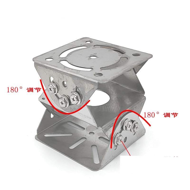 Coolotic 3-Axis Latitude Dual Layer CCTV Security Camera Housing Bracket