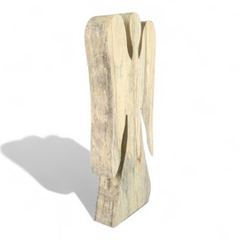 Handgefertigter Engel aus gestocktem Buchenholz - Schutzengel - Für Zuhase oder als Geschenk - Unikat - Nachhaltig hergestellt in Deutschland