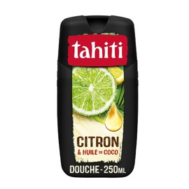 Tahiti Lemon & Coconut Oil Body Shower Gel 250ml Each 100% Natural (Case of 3)