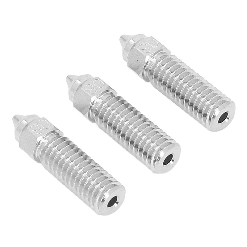 3Pcs 3D Printer Extruder Nozzle 1.75mm M6 High Speed Hotend
