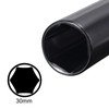 sourcing map 1/2 Inch 30 mm Impact Socket Heat Treated