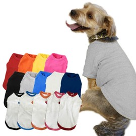 SPIRAL-style Domestic Plain T-shirt (Small and Medium Dogs), Dog Clothes, T-Shirt, Small Dogs, Medium Dogs, Large Dogs, Winter Clothes, Spring, Summer, Cute, Funny, Easy to Wear, Matching, Cute,