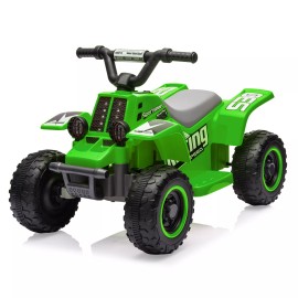 Unbranded Ride On Car Electric Kids ATV Off-Road Quad 6V Battery Powered with 2 Speeds NEW - Green