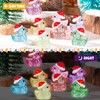 50PCS Mini Christmas Ducks,Resin Mini Ducks,tiny Ducks,glow in The Dark