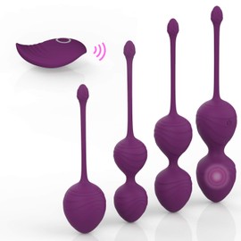XSEXO Kegel Exercise Ball Set - Kegel Exercise Weights Sets-Doctor Recommended for Women & Girls Bladder Control (Purple)