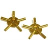 Clock Winding Keys Brass Spider odd/Even Pair Ten Sizes Key