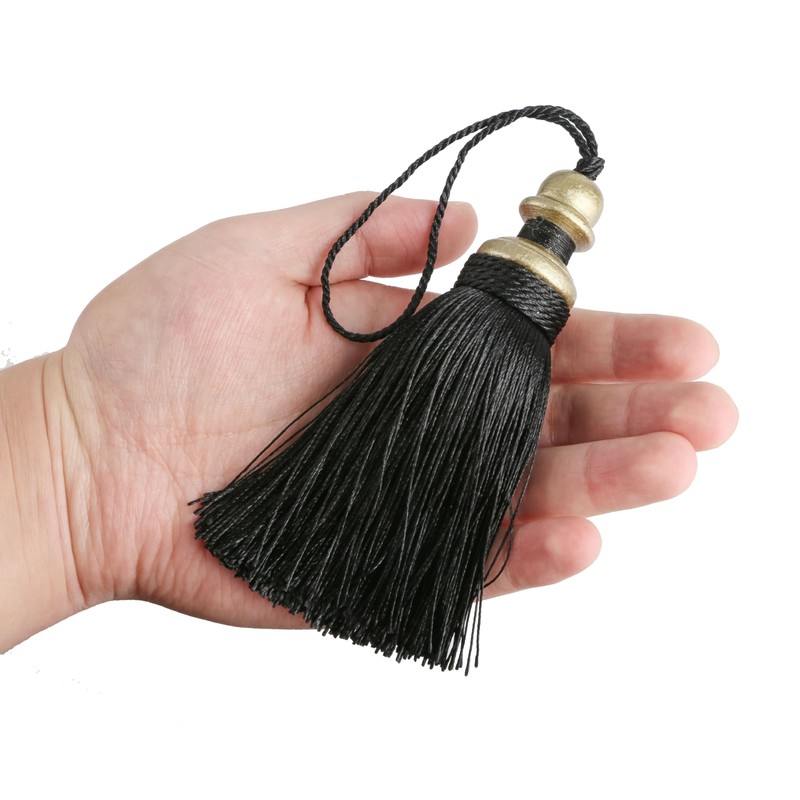 HedongHexi 2 Pack Tassel Key Tassel with Loops, Handmade Tassel