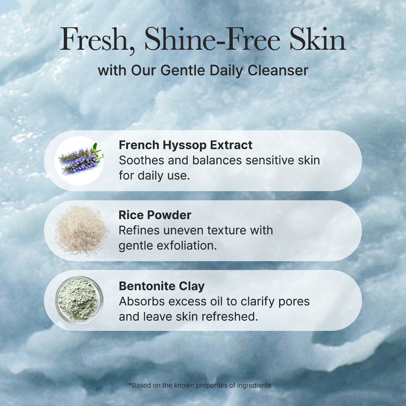 ARENCIA [ARENCIA]*renewal* Fresh Blue Hyssop Rice Mochi Cleanser 120g
