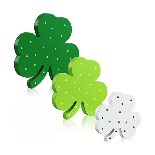 St. Patrick's Day Table Wooden Signs 3 Pieces St. Patrick's