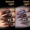 Esmalte Uñas Gel Diamante Reflectante Brillante Purpurina