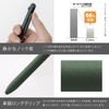 Pentel Calme 3 Color Ballpoint Pen, 0.5mm, Dark Green BXAC35D2