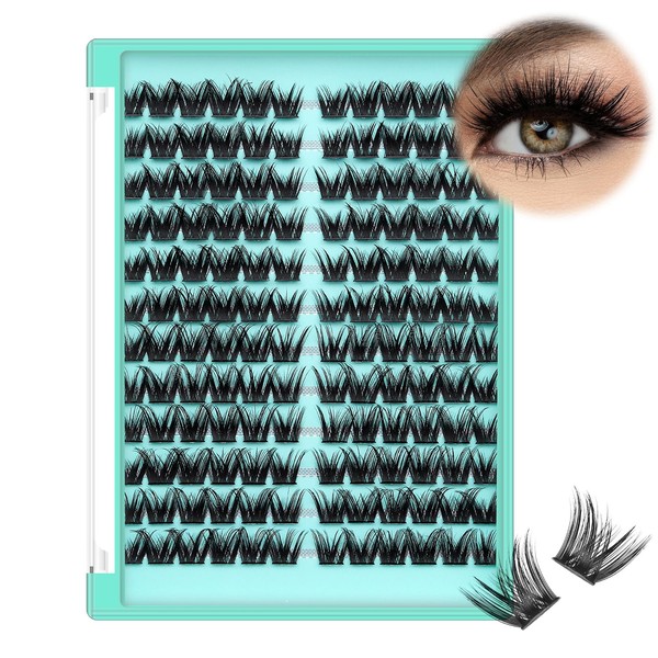 Bodermincer Lash Clusters D Curl Black/Brown/Colored Lashes 10-12-14/12-14-16/16-18-20mm Mixed Lash
