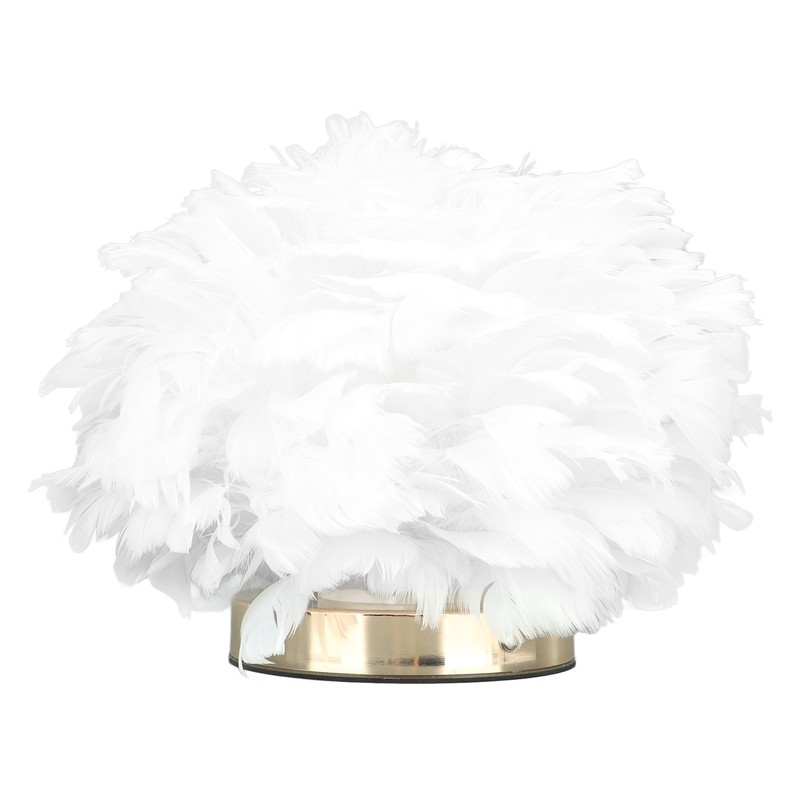 Feather Table Lamp USB Type C 5V Touch Control Stepless