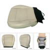 moseiny Driver Side Bottom Replacement Leather Seat Cover Compatible with