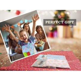 DASHN PRODUCTS Kids Apron - Mermaid - Dual Pockets - chef kitchen cooking garden artist painting cleaning baking pottery gift boys girls