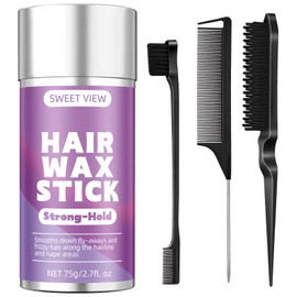 SWEET VIEW Hair Wax Stick & Hair Brushes