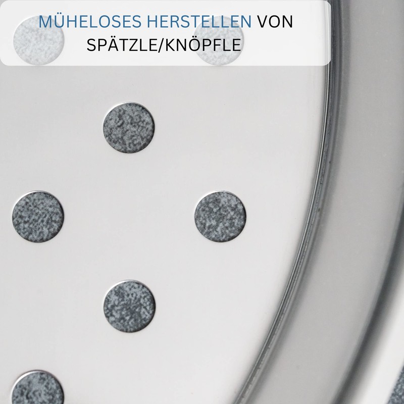 Westmark Spätzle / pot attachment with dough scraper.