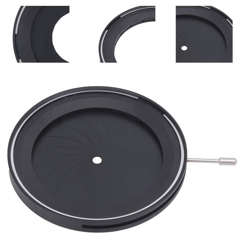 SK60 Aperture Diaphragm Manual Adjustable Microscope Lens Optical Diaphragm 4-60mm