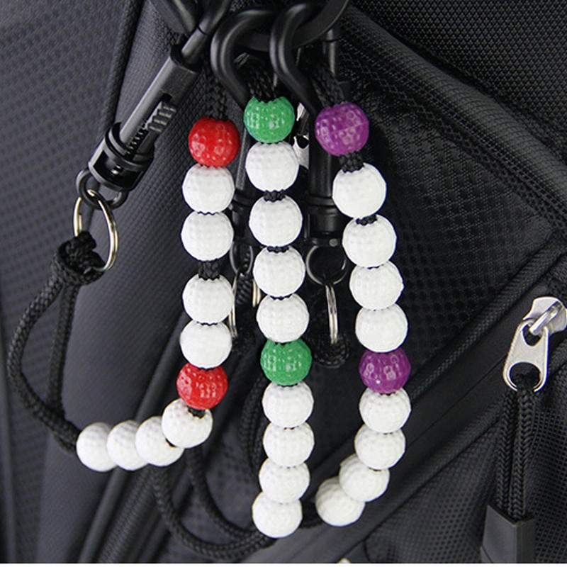 Qianxihu 3Pcs Golf Bead Counter Stroke Bead Counters Golf Shot